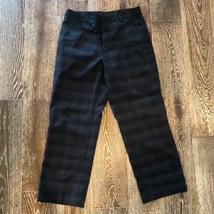 Nike Black Plaid Golf Pants